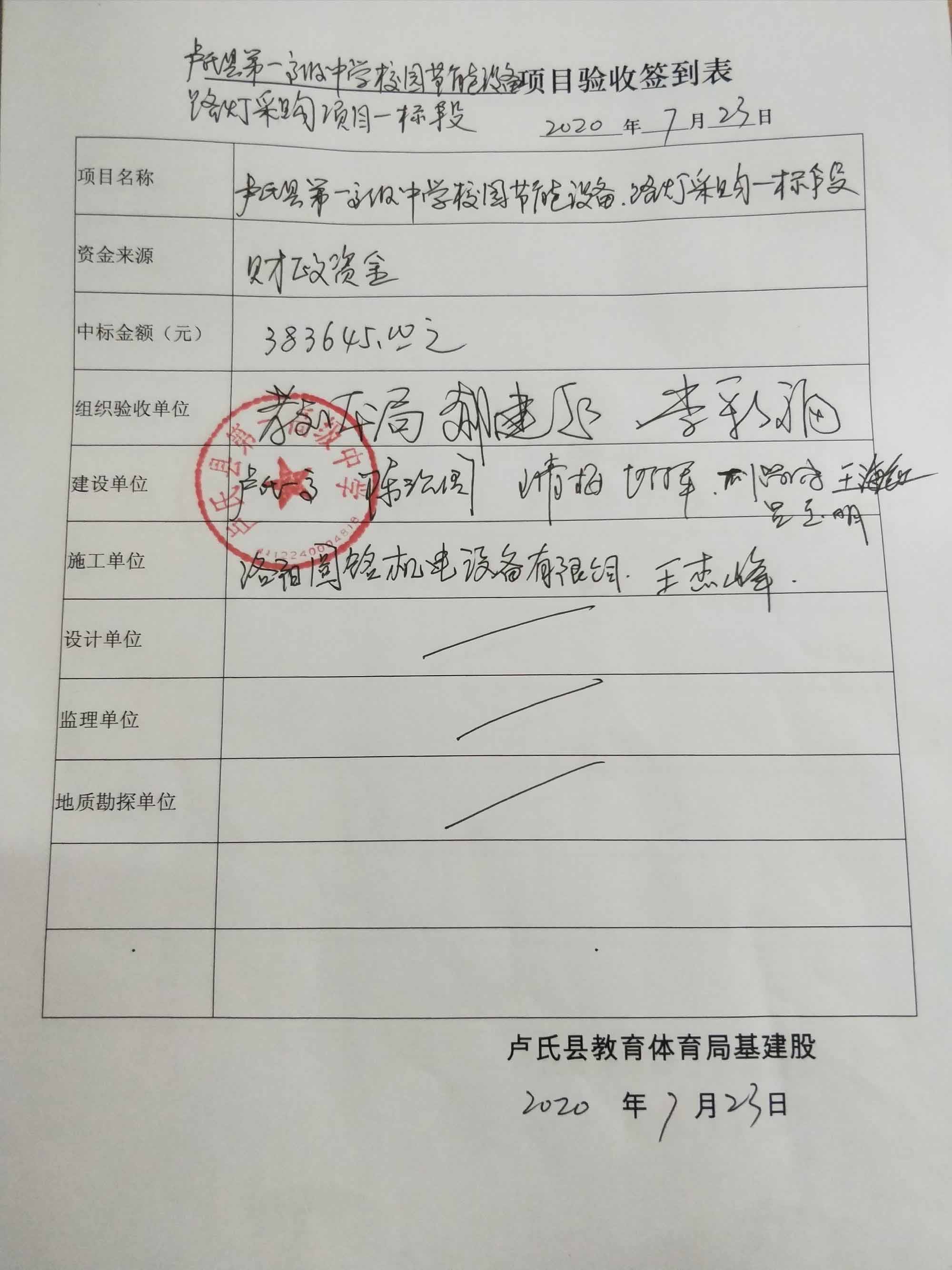 2020年7月22日盧氏一高節(jié)電產(chǎn)品安裝工程驗收(圖3)